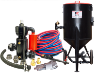 Пескоструйный аппарат PST-200 с фильтром, КПДУ twin 5 п.м.