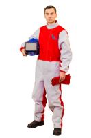 Комбинезон пескоструйщика ВЕКТОР проф с перчаткамир-р 48-50, рост 182