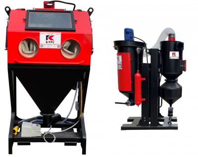 Пескоструйная камера PST-КСО-80 напорная, без ФВ, ФВР 2.2 кВт